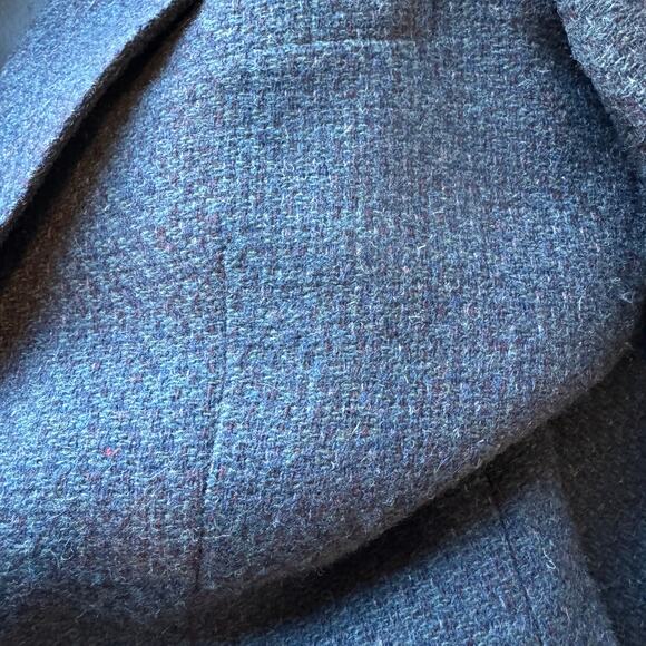 Vtg 70s Tweed Mens 38R 100% Wool Blazer Sport Coat USA Lined Heritage Preppy - Picture 16 of 16